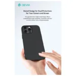 Θήκη Silicon Magnetic Devia Apple iPhone 16 Pro Max Nature Μαύρο | Shopin.gr