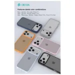 Θήκη TPU & PC Shock Proof Devia Apple iPhone 17 Pro Pino Πορτοκαλί | Shopin.gr
