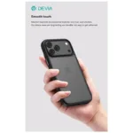 Θήκη TPU & PC Shock Proof Devia Apple iPhone 17 Pro Pino Πορτοκαλί | Shopin.gr