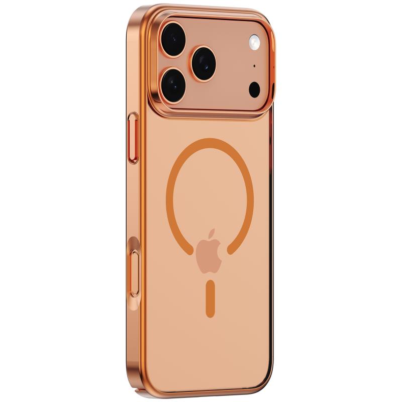 Θήκη PC Devia Apple iPhone 17 Pro Magnetic Glimmer Πορτοκαλί | Shopin.gr