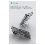 Θήκη TPU & PC Shock Proof Devia Magnetic Apple iPhone 17 Pro Max Clean με Stand Διάφανο | Shopin.gr
