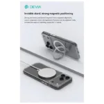 Θήκη TPU & PC Shock Proof Devia Magnetic Apple iPhone 17 Pro Max Clean με Stand Διάφανο | Shopin.gr