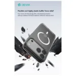 Θήκη TPU & PC Shock Proof Devia Magnetic Apple iPhone 17 Pure Clear Διάφανο | Shopin.gr