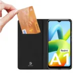 Θήκη Flip Dux Ducis Xiaomi Redmi A1 Skin Pro Μαύρο | Shopin.gr