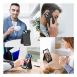 Θήκη Δερμάτινη Dux Ducis Rafi Mag 3 σε 1 MagSafe RFID Blocker Apple iPhone 15 Plus με Stand Μαύρο | Shopin.gr