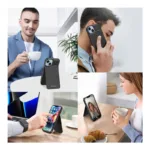 Θήκη Δερμάτινη Dux Ducis Rafi Mag 3 σε 1 MagSafe RFID Blocker Apple iPhone 14 Pro Max με Stand Μαύρο | Shopin.gr