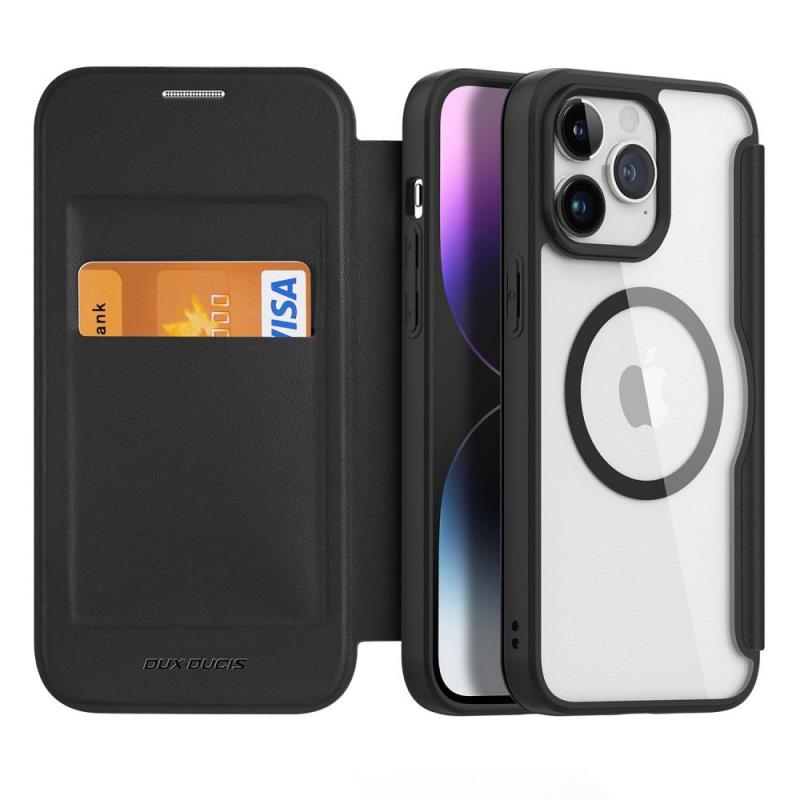 Θήκη Flip Dux Ducis Skin X Pro Wallet Apple iPhone 15 Pro Max Μαύρο | Shopin.gr