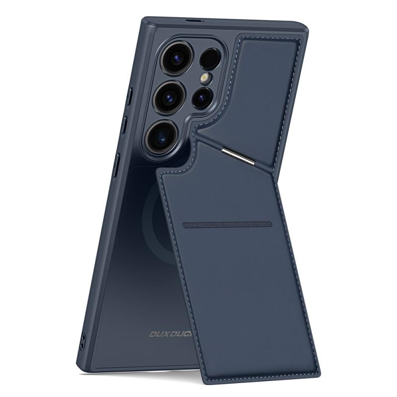 Θήκη Δερμάτινη Dux Ducis Rafi II Mag 3 σε 1 MagSafe RFID Blocker Samsung S928B Galaxy S24 Ultra 5G με Stand Μπλε | Shopin.gr