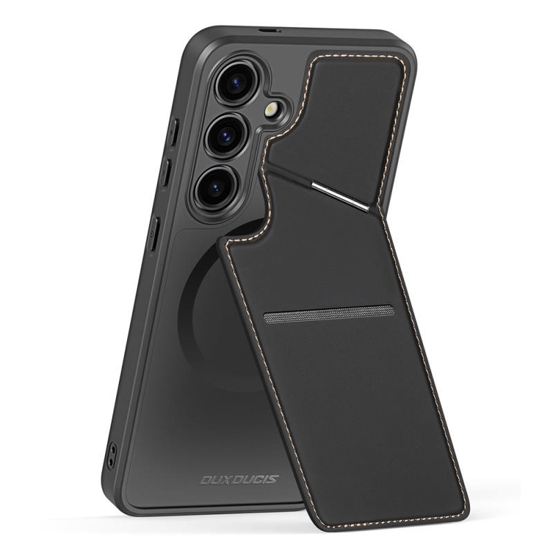 Θήκη Δερμάτινη Dux Ducis Rafi II Mag 3 σε 1 MagSafe RFID Blocker Samsung S926B Galaxy S24 Plus 5G με Stand Μαύρο | Shopin.gr