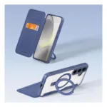 Θήκη Flip Dux Ducis Skin X Pro Wallet με Μαγνητικό Stand Samsung S921B Galaxy S24 5G Μπλε | Shopin.gr