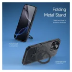 Θήκη TPU & PC Dux Ducis Aimo Magnetic MagSafe με Stand Apple iPhone 16 Pro Max Μαύρο | Shopin.gr