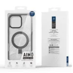 Θήκη TPU & PC Dux Ducis Aimo Magnetic MagSafe με Stand Apple iPhone 16 Pro Max Μαύρο | Shopin.gr