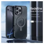 Θήκη TPU & PC Dux Ducis Aimo Magnetic MagSafe με Stand Apple iPhone 16 Pro Max Μαύρο | Shopin.gr