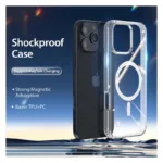 Θήκη TPU & PC Dux Ducis Clin Magnetic MagSafe Apple iPhone 16 Pro Max Διάφανο | Shopin.gr