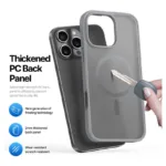 Θήκη TPU & PC Dux Ducis Yind Magnetic MagSafe Apple iPhone 16 Pro Μαύρο | Shopin.gr