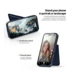 Θήκη Δερμάτινη Dux Ducis Apple iPhone 16 Pro Magnetic MagSafe με Stand Rafi II Μαύρο | Shopin.gr