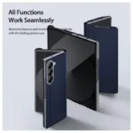 Θήκη Δερμάτινη PU Dux Ducis Bril Samsung Galaxy Z Fold 7 5G Magnetic Ροζ | Shopin.gr