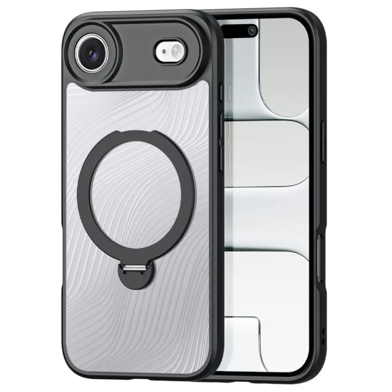 Θήκη TPU & PC Dux Ducis Aimo Magnetic MagSafe με Stand Apple iPhone Air Μαύρο | Shopin.gr