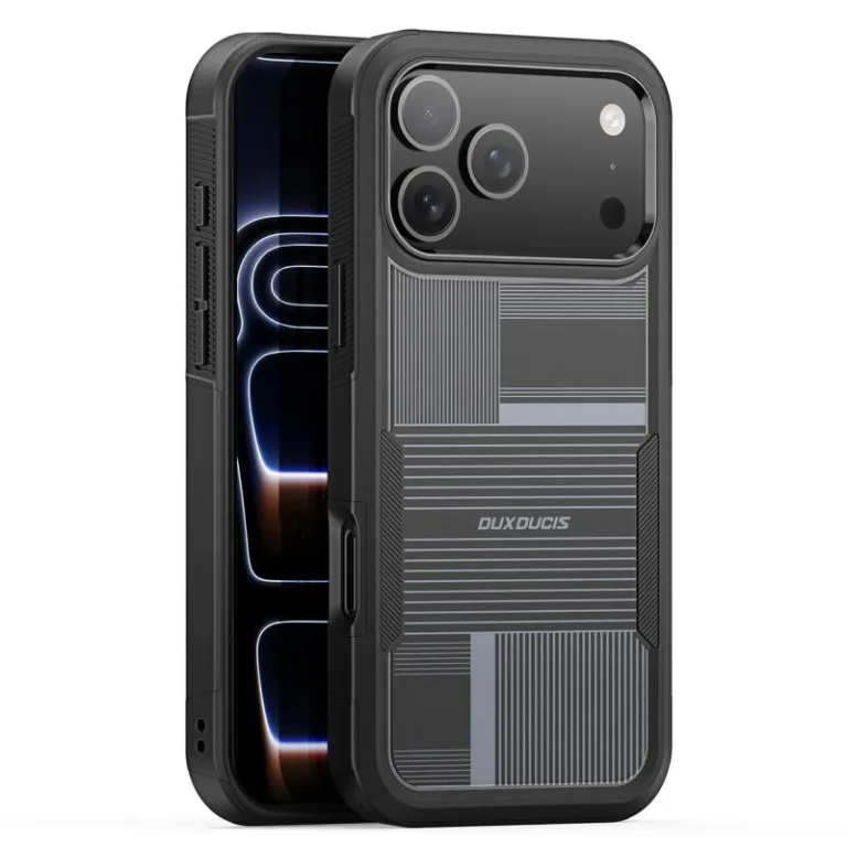 Θήκη TPU & PC Dux Ducis Shld Apple iPhone 17 Pro Max Umbra Pattern Μαύρο | Shopin.gr