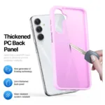 Θήκη TPU & PC Dux Ducis Yind Samsung A165 Galaxy A16/ A166 Galaxy A16 5G/ A176 Galaxy A17 5G/ A266 Galaxy A26 5G Ανοιχτό Ροζ | Shopin.gr