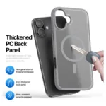 Θήκη TPU & PC Dux Ducis Yind Magnetic MagSafe Apple iPhone 17 Γκρι | Shopin.gr