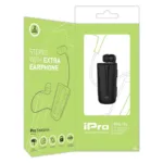 Στερεοφωνικό Ακουστικό Bluetooth iPro RH219s Retractable με Δόνηση Μαύρο | Shopin.gr