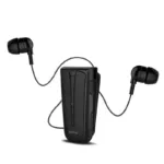 Στερεοφωνικό Ακουστικό Bluetooth iPro RH219s Retractable με Δόνηση Μαύρο | Shopin.gr