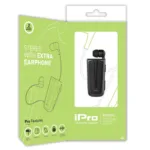 Στερεοφωνικό Ακουστικό Bluetooth iPro RH219s Retractable με Δόνηση Μαύρο-Γκρι | Shopin.gr