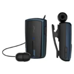 Ακουστικό Bluetooth iPro RH120 Retractable Μαύρο-Μπλε | Shopin.gr