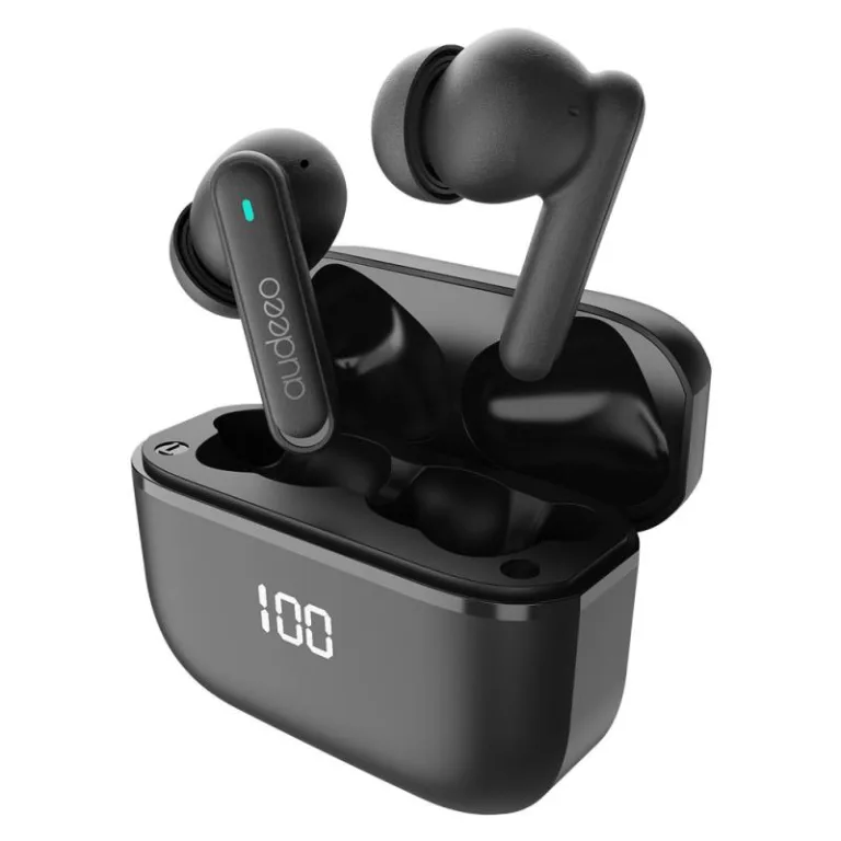 True Wireless Ακουστικά Bluetooth Audeeo AO-EANC2 Μαύρο | Shopin.gr