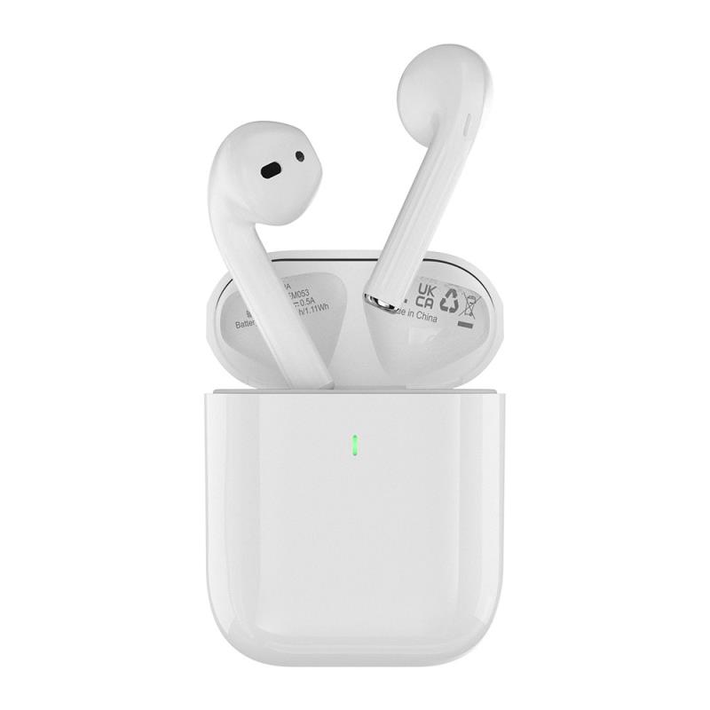 True Wireless Ακουστικά Bluetooth Devia EM053 Airbuds-TWS Λευκό | Shopin.gr