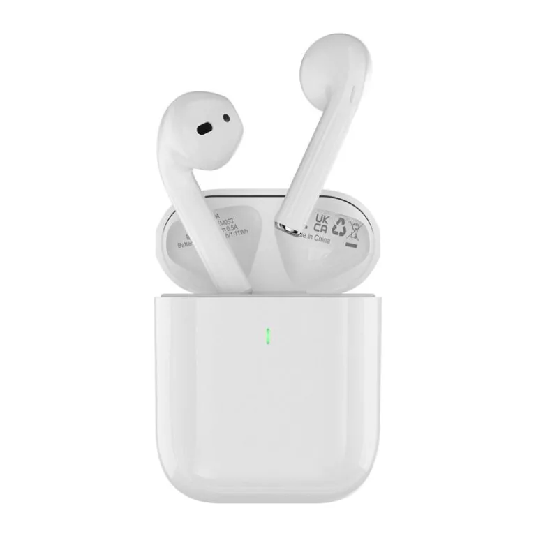 True Wireless Ακουστικά Bluetooth Devia EM053 Airbuds-TWS Λευκό | Shopin.gr
