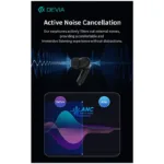 True Wireless Ακουστικά Bluetooth Devia EM408 ANC Pro1 Λευκό | Shopin.gr