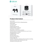 True Wireless Ακουστικά Bluetooth Devia EM408 ANC Pro1 Λευκό | Shopin.gr