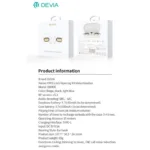 True Wireless Ακουστικά Bluetooth Devia EM406 OWS Lite1 Γαλάζιο | Shopin.gr