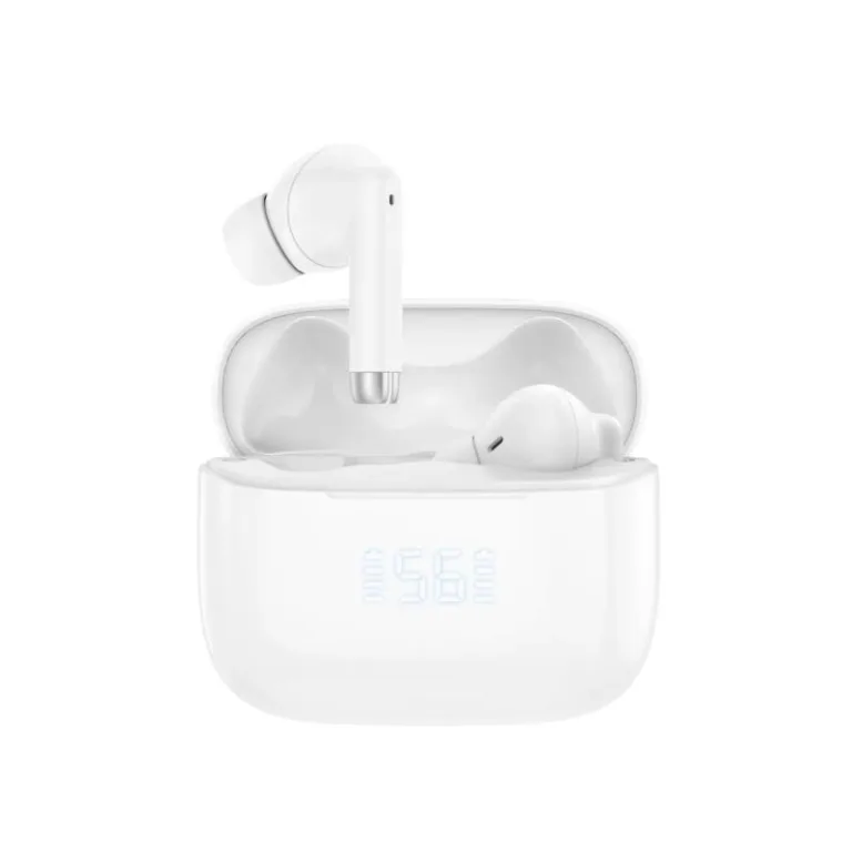 True Wireless Ακουστικά Bluetooth Foneng BL159 με Οθόνη Λευκό | Shopin.gr
