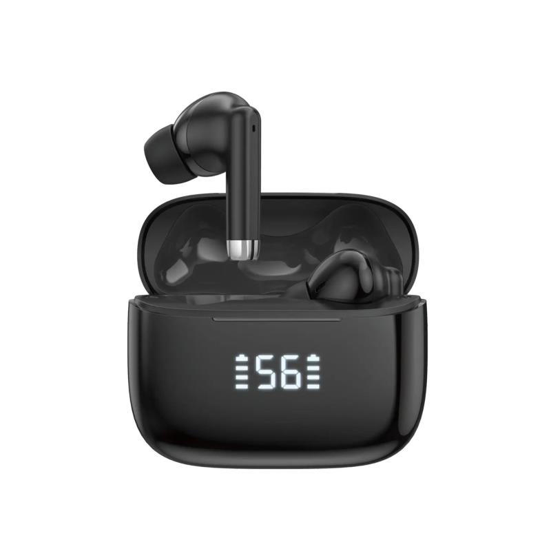 True Wireless Ακουστικά Bluetooth Foneng BL159 με Οθόνη Μαύρο | Shopin.gr
