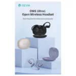True Wireless Ακουστικά Bluetooth Devia EM043 OWS Ultra1 Open Μωβ | Shopin.gr
