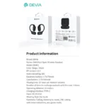 True Wireless Ακουστικά Bluetooth Devia EM401 OWS Pro1 Μπεζ | Shopin.gr