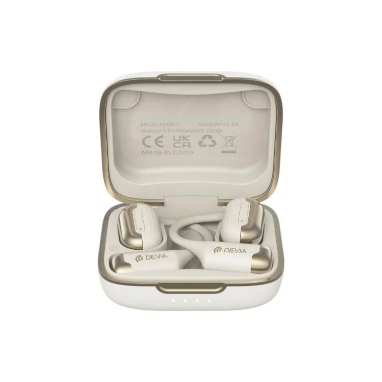 True Wireless Ακουστικά Bluetooth Devia EM401 OWS Pro1 Μπεζ | Shopin.gr