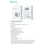 True Wireless Ακουστικά Bluetooth Devia EM417 ANC Pro4 με Μεταφραστή AI & Οθόνη Λευκό | Shopin.gr