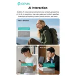 True Wireless Ακουστικά Bluetooth Devia EM417 ANC Pro4 με Μεταφραστή AI & Οθόνη Λευκό | Shopin.gr