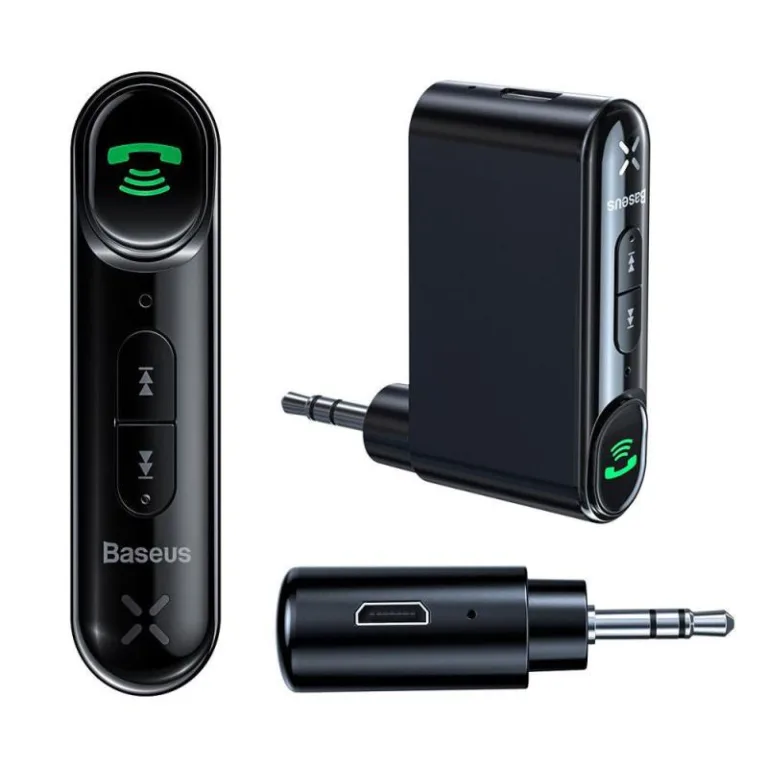 Bluetooth Audio Receiver AUX mini jack Baseus Qiyin WXQY-01 για Αυτοκίνητο & Άλλες Συσκευές Μαύρο | Shopin.gr