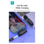 Ασύρματο Μικρόφωνο Devia AP004 με Δέκτη USB C & Κλιπ Kintone Μαύρο | Shopin.gr