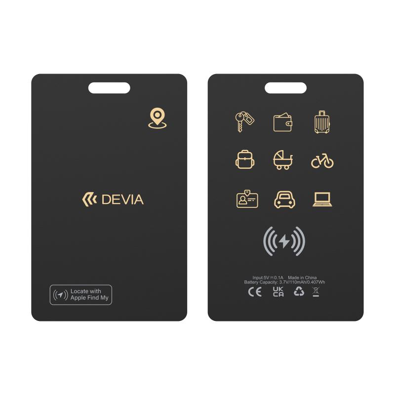 Συσκευή Εντοπισμού Devia Lite Tag G2304 Μαύρο | Shopin.gr