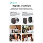 Ασύρματα Μικρόφωνα Devia H01 Ultra1 (Mini Version) Μαύρο | Shopin.gr