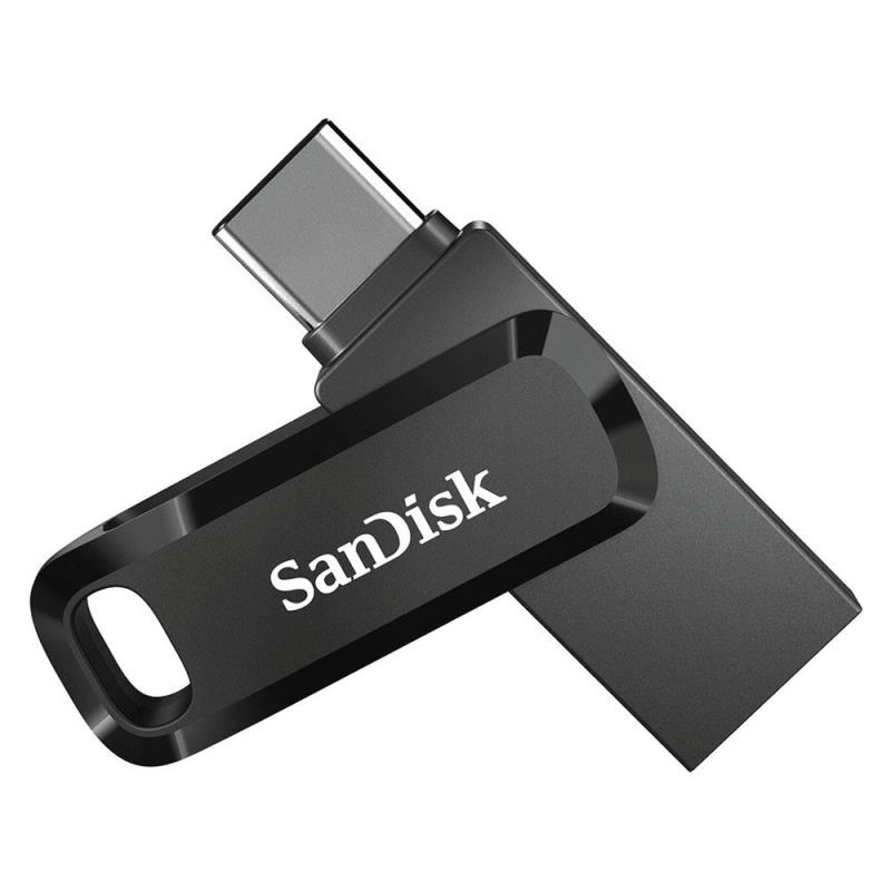 USB 3.1 Flash Disk SanDisk Ultra Dual Drive Go SDDDC3 USB C & USB A 128GB 400MB/s Μαύρο | Shopin.gr