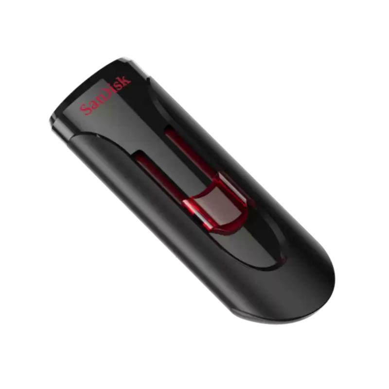 USB 3.0 Flash Disk SanDisk Cruzer Glide SDCZ600 USB A 64GB Μαύρο | Shopin.gr