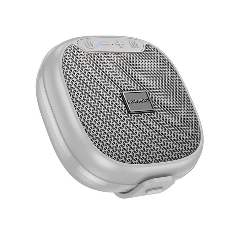 Φορητό Ηχείο Bluetooth Borofone BR47 Star TWS BT 5.4 Ραδιόφωνο FM USB AUX MicroSD 500mAh 5W Γκρι | Shopin.gr