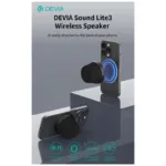 Φορητό Ηχείο Bluetooth Devia EM506 Sound Lite3 5W Μαύρο | Shopin.gr